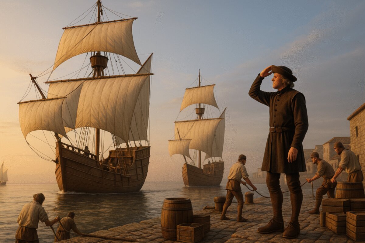 Columbus 1492: Voyage That Changed the World - Historical turning point article about industrial-revolution